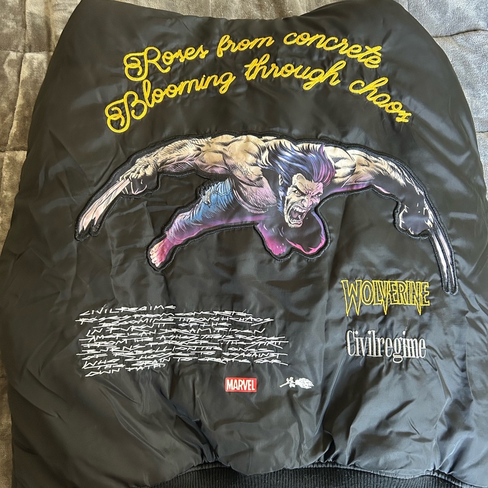 Wolverine Comic Bomber jacket by Marvel